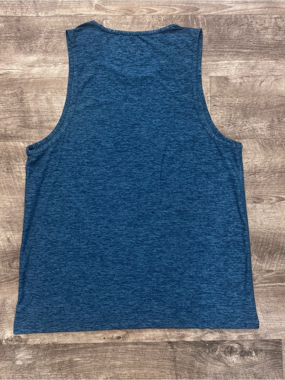Outdoor Voices All Day Tank Top Teal Space Dye Performance Mens Sz. M - Picture 2 of 7